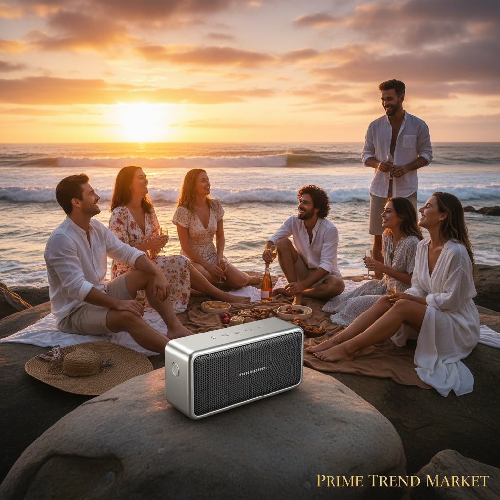 Portable Wireless Bluetooth Speaker — Rich Sound, Deep Bass, Compact Design — Eliza & Tuan