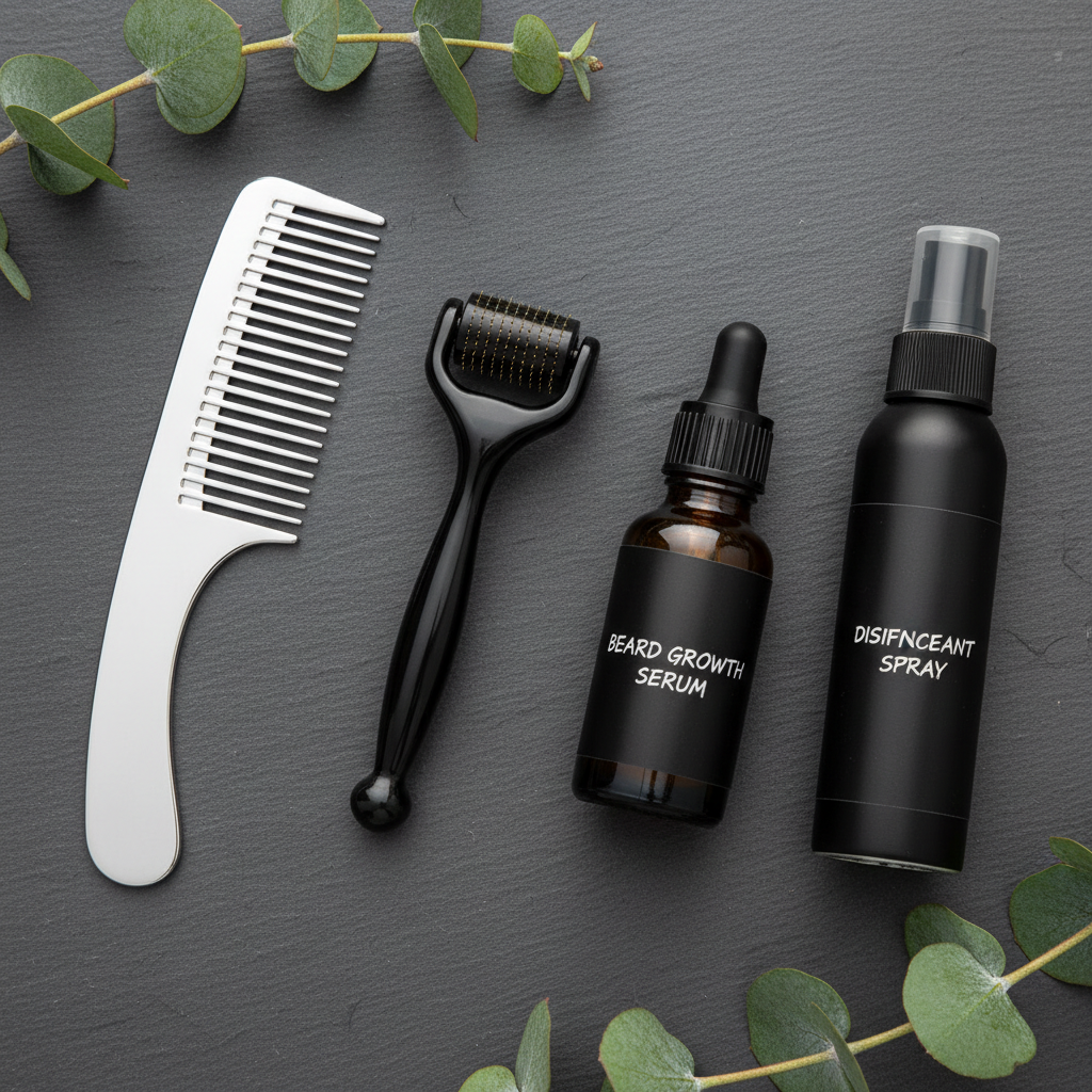 Beard Kit Flat Lay