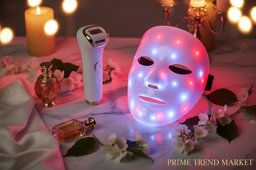 Red Light Pro Bundle | IPL Hair Removal + LED Light Therapy Face Mask — Prime Trend Market