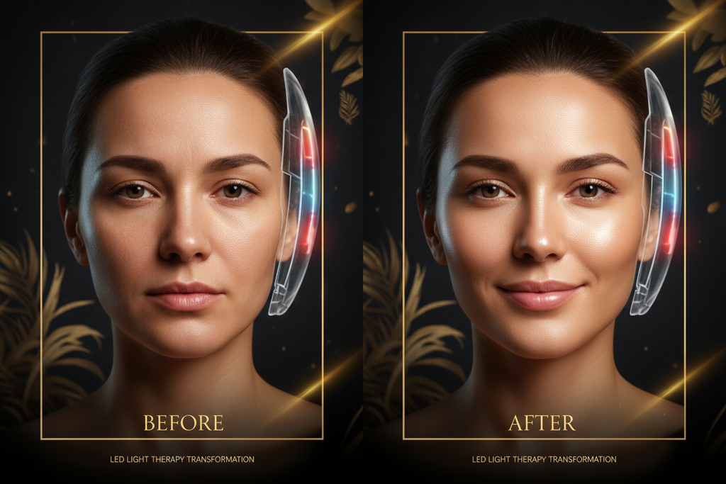 4-in-1 Flexible LED Light Therapy Face Mask | Quadruple Wavelength Photon Skin Rejuvenation — Prime Trend Market