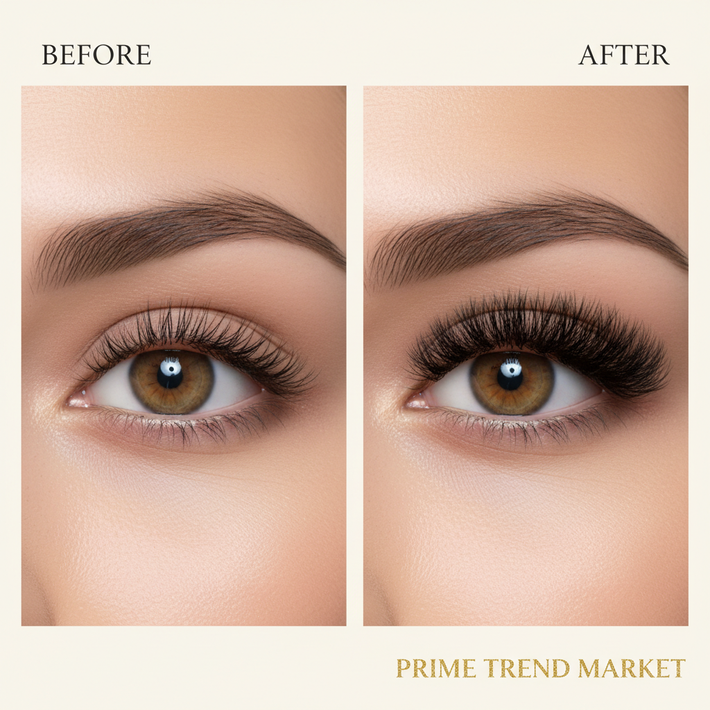 DIY Lash Extension Kit — 280pcs Individual Lash Clusters | D Curl, Thick Volume, Natural Look — Prime Trend Market