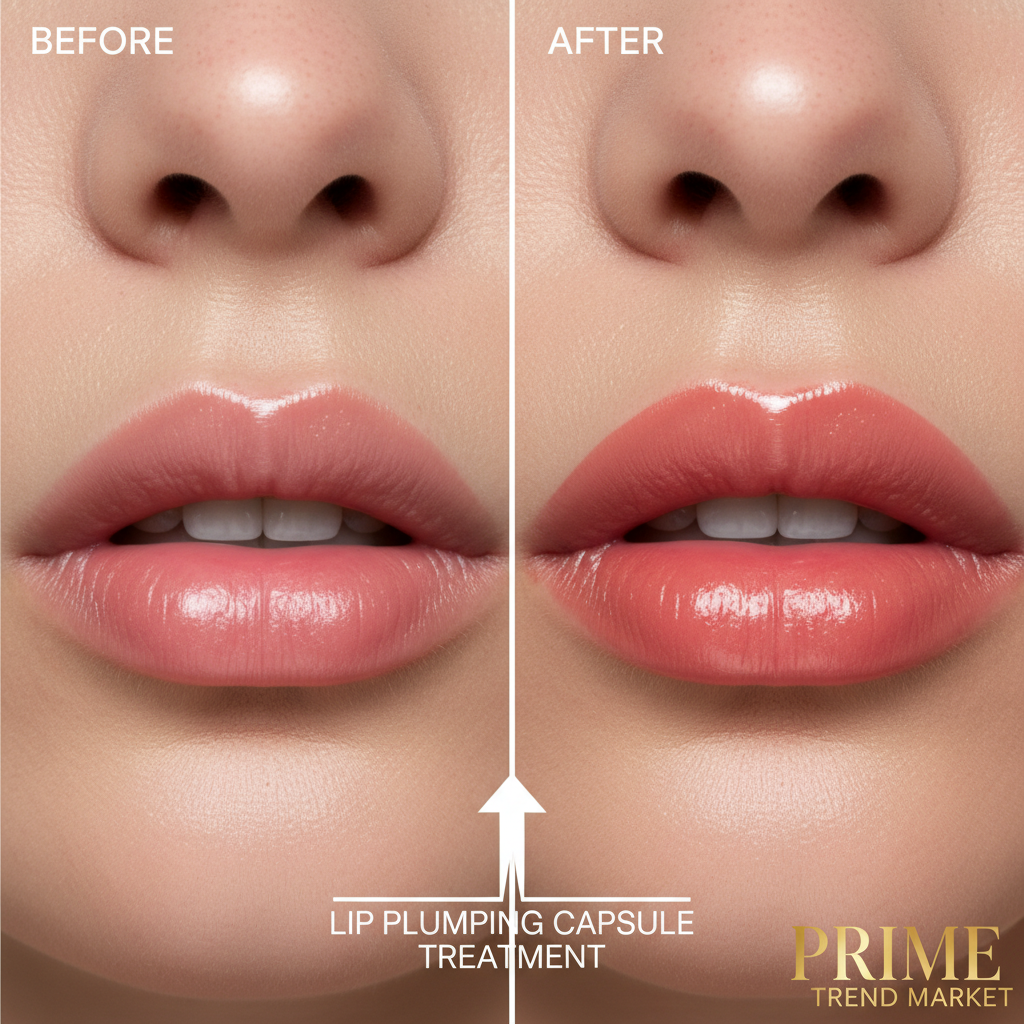EELHOE Day & Night Lip Plumping Capsule — Volumizing, Moisturizing & Anti-Fine Line Lip Serum — Prime Trend Market
