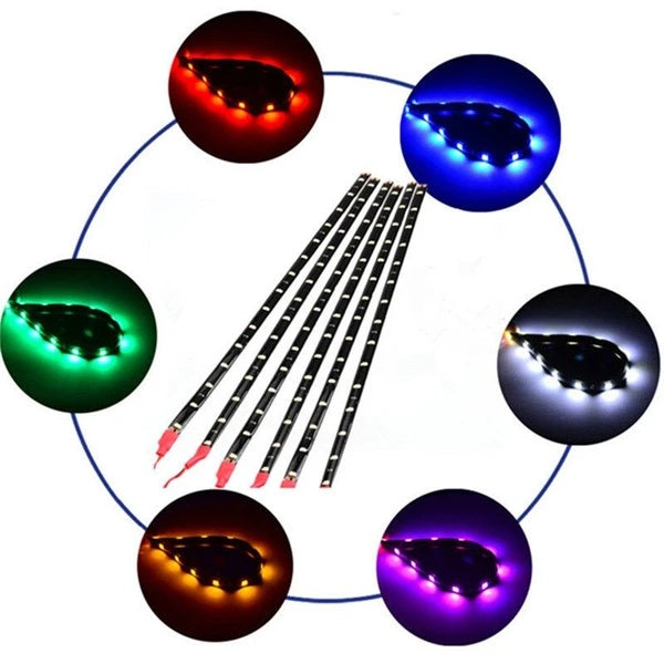 Waterproof 12V LED Underbody Strip Lights for Car & Motorcycle — Prime Trend Market