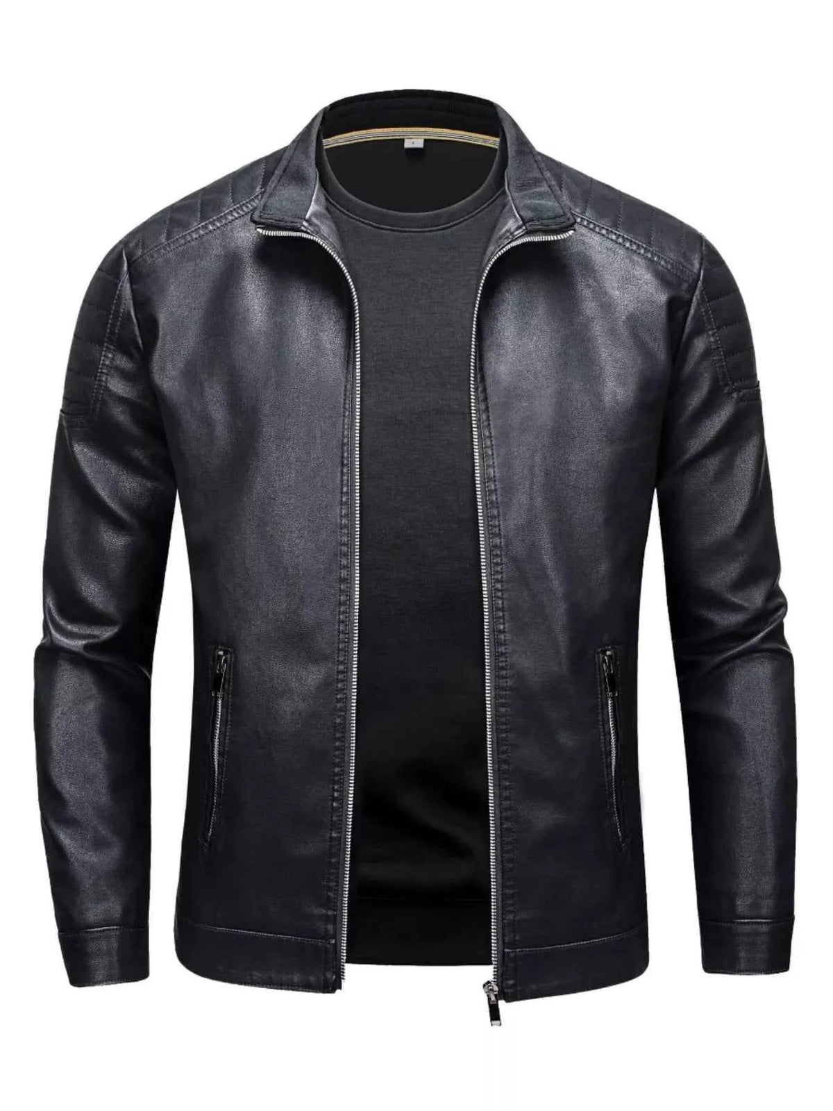 Men’s Long-Sleeve Zip-Front Jacket