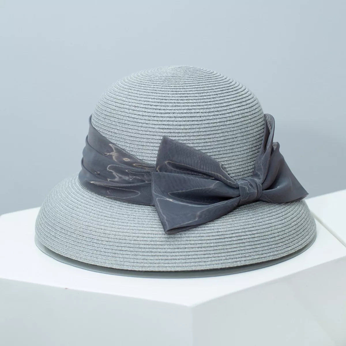 Ribbon Bow Polyester Sun Hat