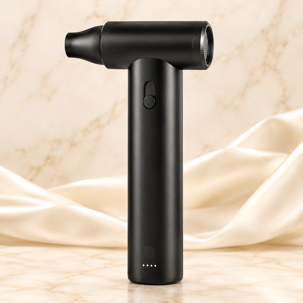 Black electric air duster