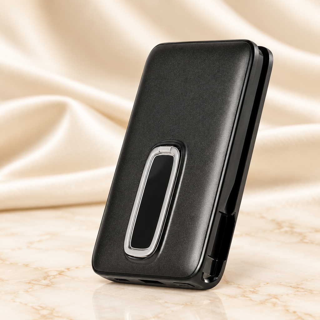 Black magnetic power bank