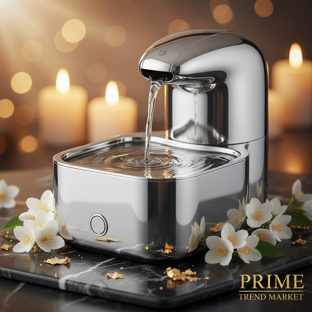 Luxury Stainless Steel Smart Cat Water Feeder — Auto-Flow Induction Fountain with Filter — Prime Trend Market
