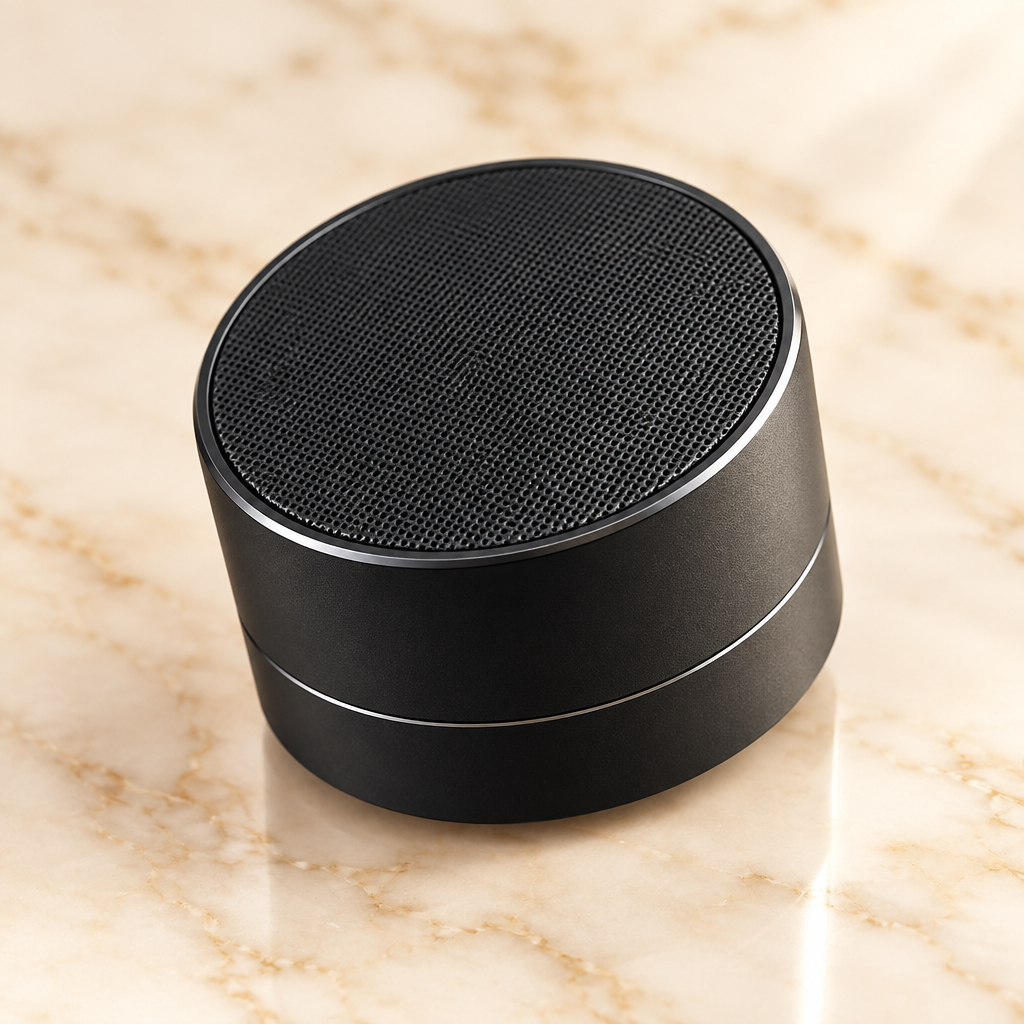 Black mini wireless speaker