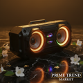 Waterproof Luminous Outdoor Bluetooth Speaker — 16W Dual, LED Light Show & 3000mAh Power Bank — Eliza & Tuan