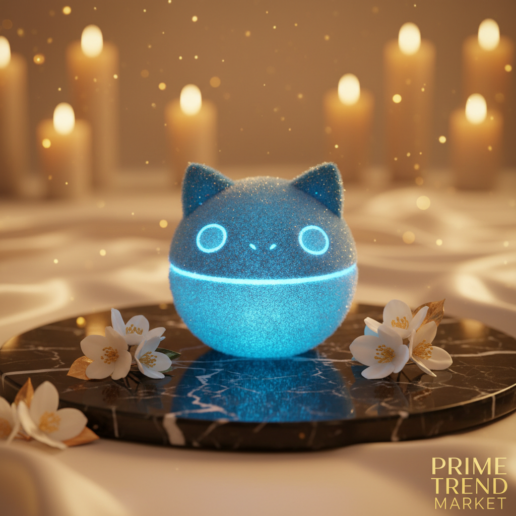 Luxury Luminous Catnip Sound Ball Cat Toy — Glowing Molar Plush Toy for Cats & Dogs — Prime Trend Market