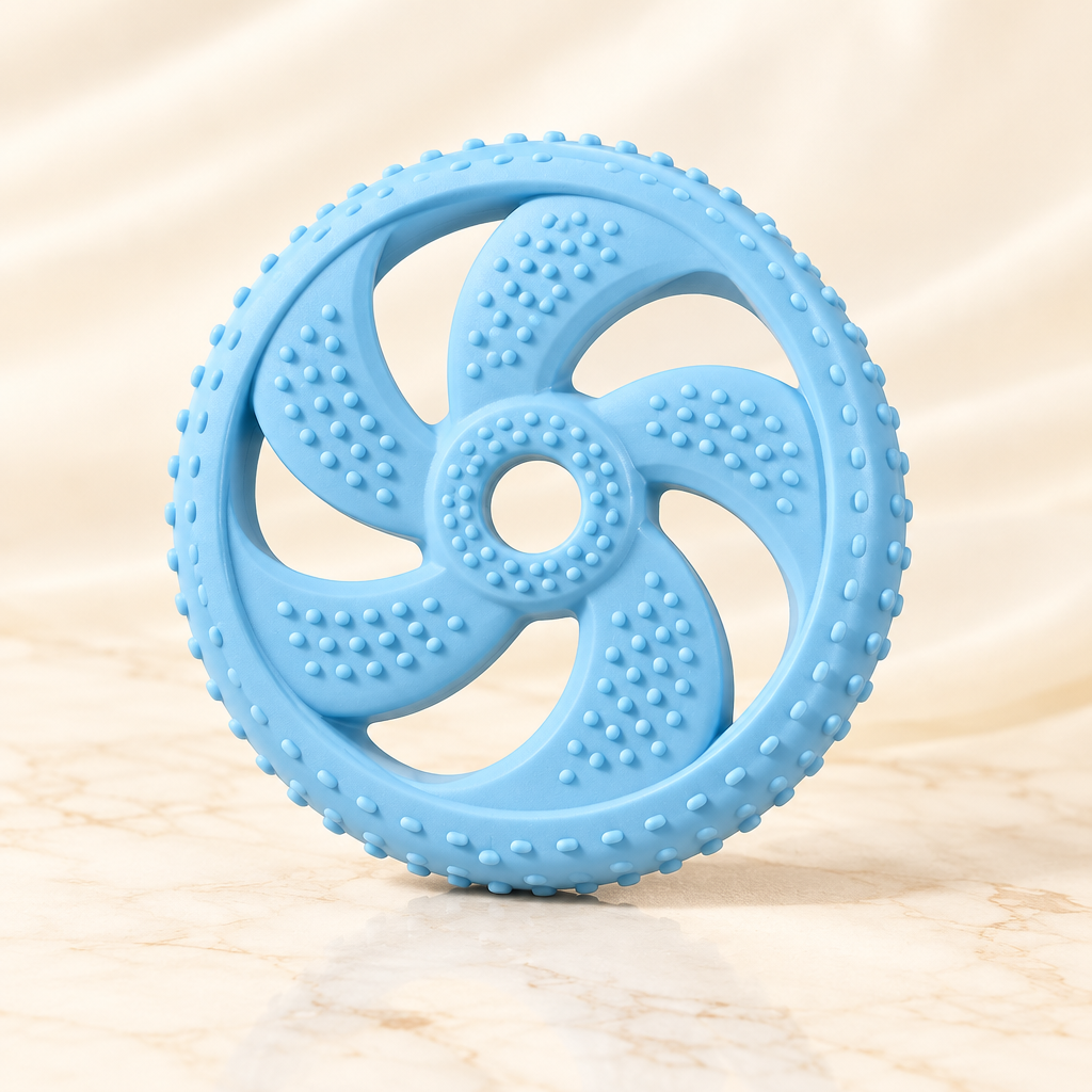 Blue pet flywheel toy