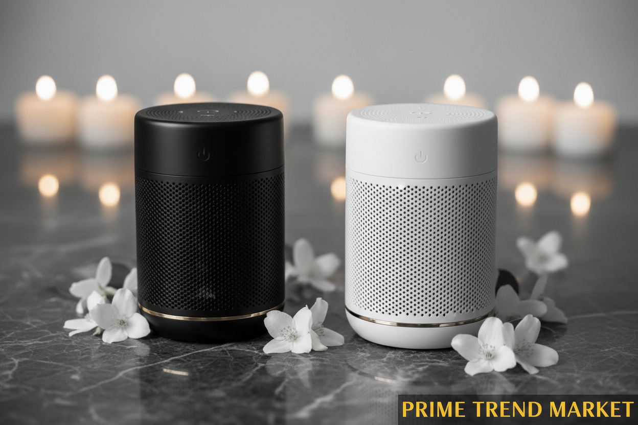 AI Voice Control Smart Speaker — Bluetooth 5.0, Bass Boost & Multi-Mode Playback — Eliza & Tuan