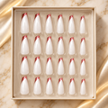 Box of 24 rose-gold French press-on nails