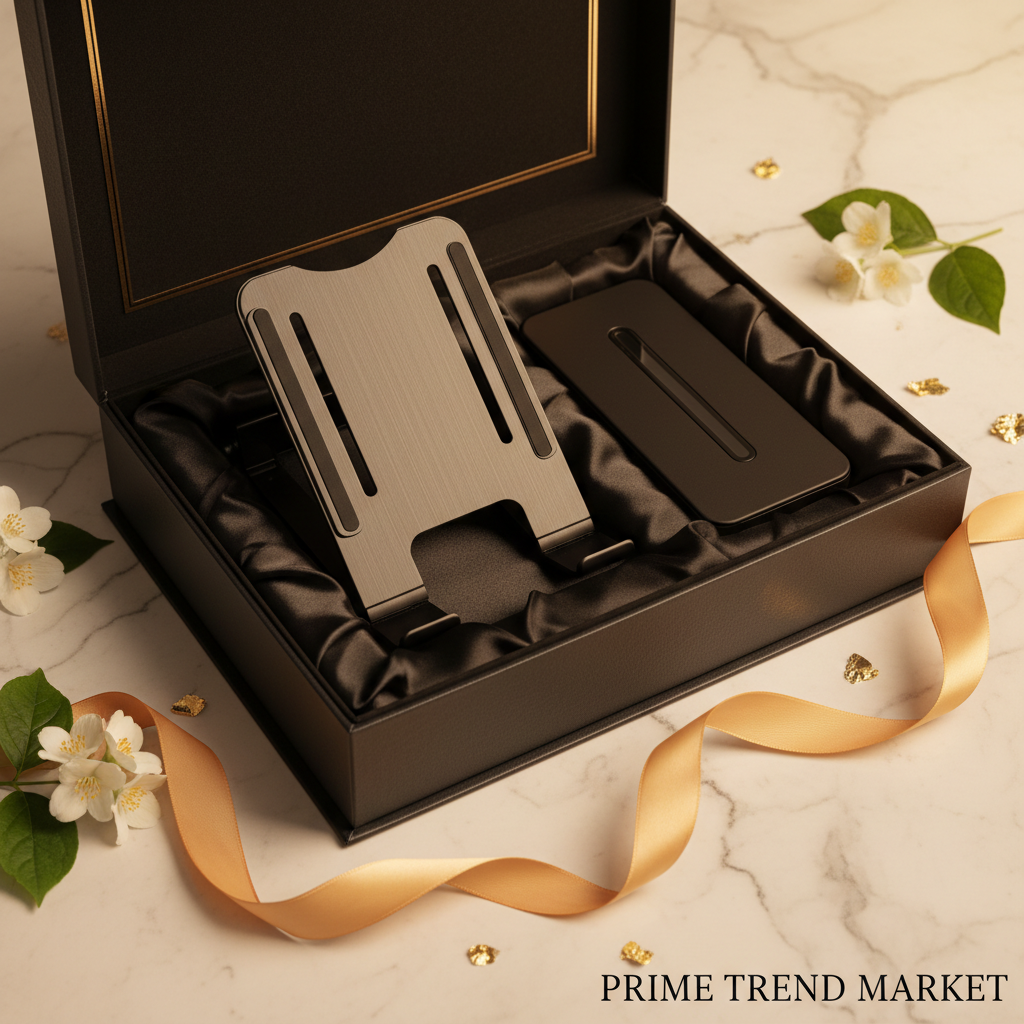 Complete Laptop Setup Bundle | Foldable Stand + Cooling Pad — Prime Trend Market