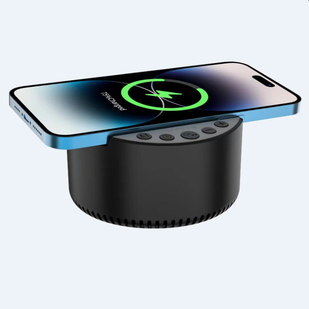 3-in-1 Smart White Noise Bluetooth Speaker & 15W Wireless Charger | Sleep Sounds, Music & Fast Charging — Eliza & Tuan