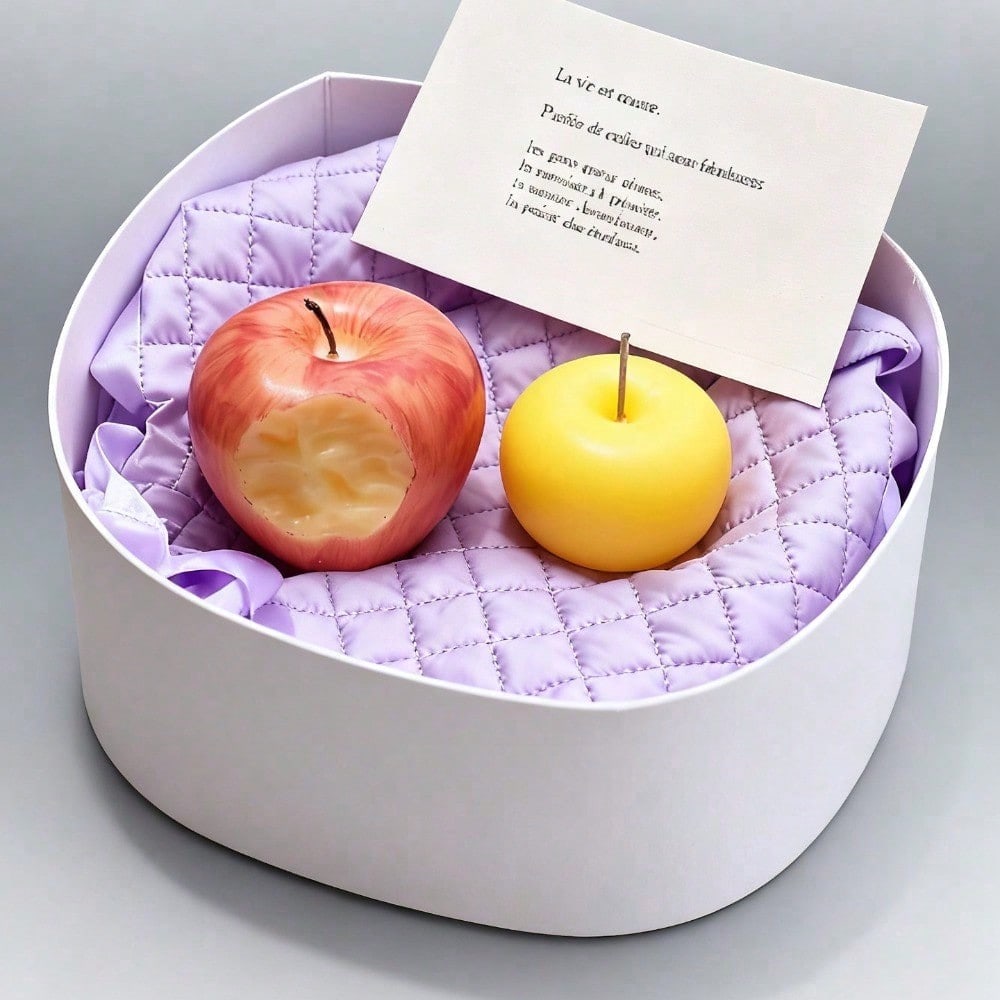 Apple-Shaped Scented Candle — Hyper-Realistic Fruit Design | Novelty Gift Candle for Home, Birthdays & Holidays — Prime Trend Market