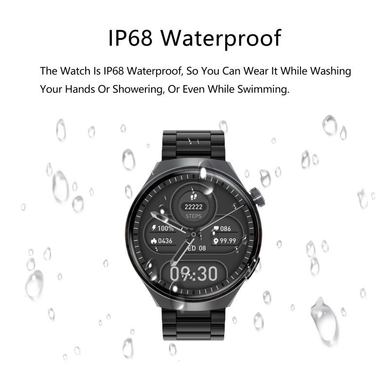 SENBONO V19 Business Smart Watch – Answer Calls, Heart Rate Monitor, Waterproof Fitness Smartwatch for Men — Prime Trend Market