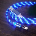 3-in-1 LED Magnetic Charging Cable — Streamer Light Effect