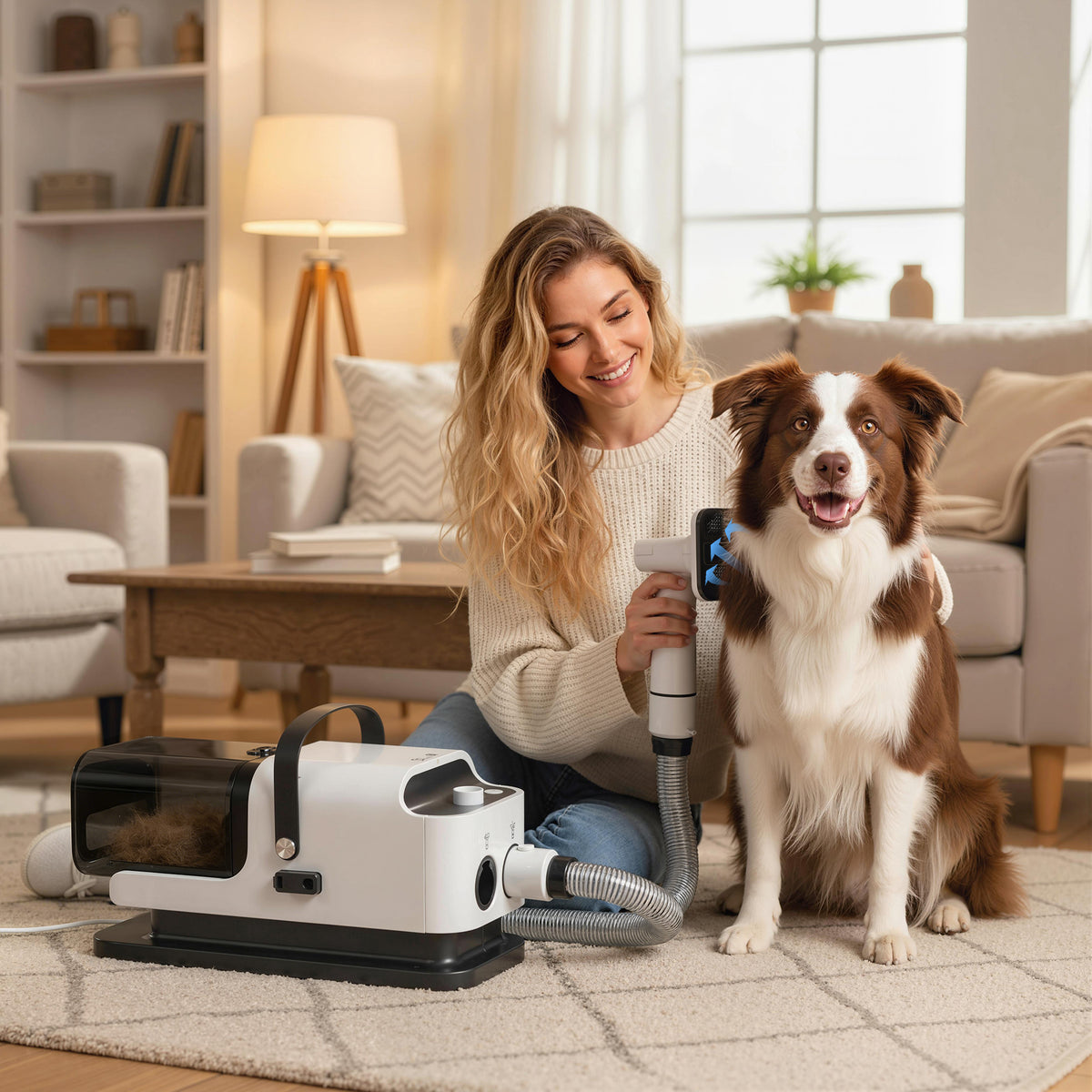 GroomPro™ 5-in-1 Professional Dog Grooming Vacuum & Dryer Kit — Low Noise, Smart Temp Control — Prime Trend Market