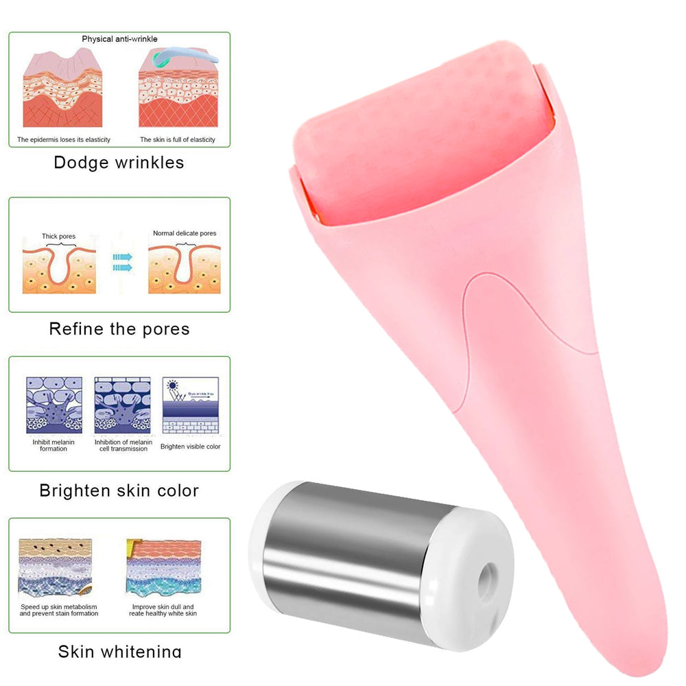 Luxury Facial Ice Roller Massage Tool — De-Puffing, Skin Tightening & Face Lifting Beauty Device — Prime Trend Market