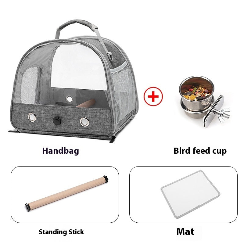 Luxury Portable Foldable Pet Outing Cage – Breathable Travel Carrier for Cats & Dogs — Prime Trend Market
