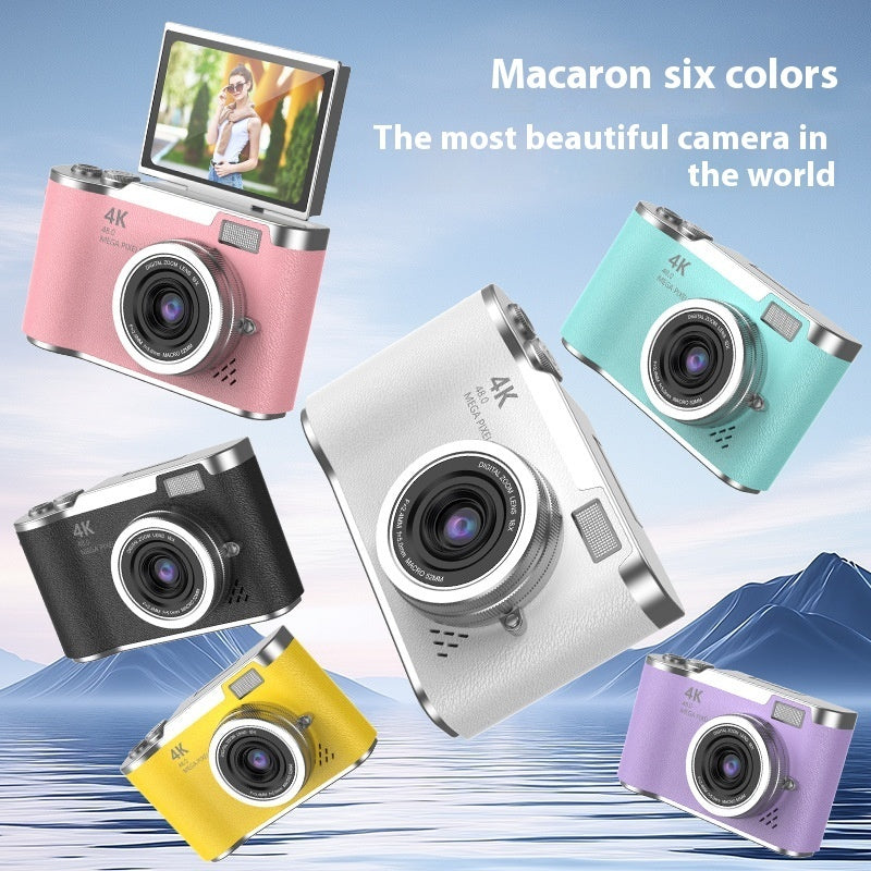 FlipShot™ HD Flip-Screen Vlog Camera — Entry-Level Digital Cam in 14 Pastel Colors — Prime Trend Market