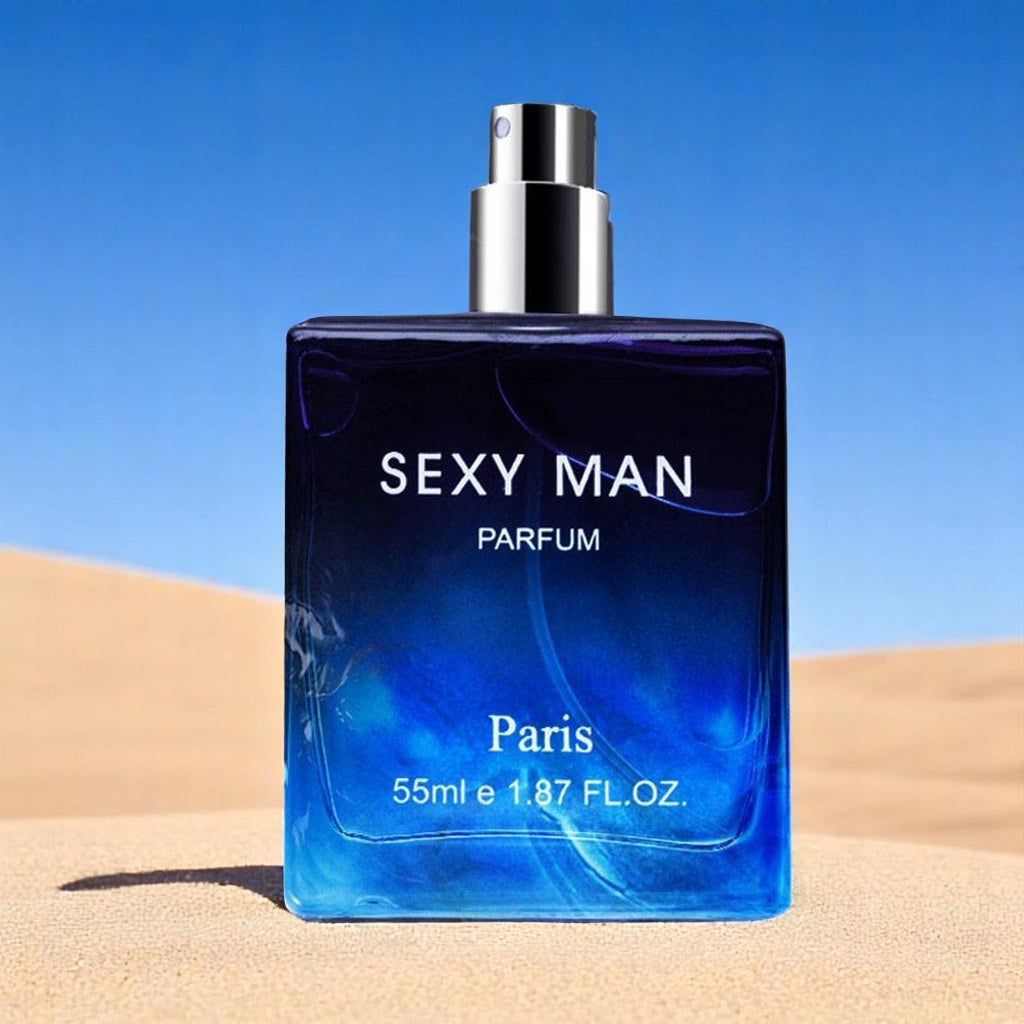 Men's Niche Long-Lasting Fragrance Perfume — Bold Black & Electric Blue for Him — Prime Trend Market