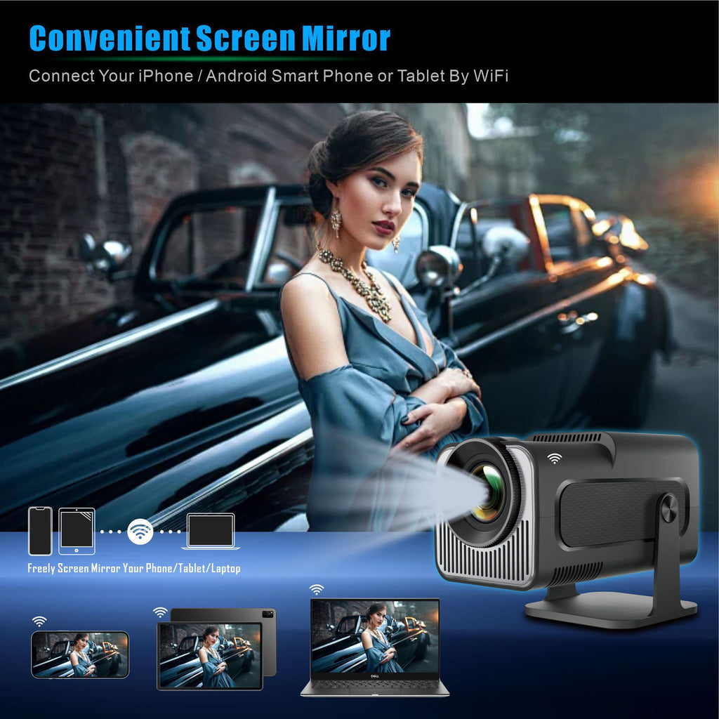 CinemaVision™ HY320 Mini Projector — 720P Android Smart Home Theater — Prime Trend Market