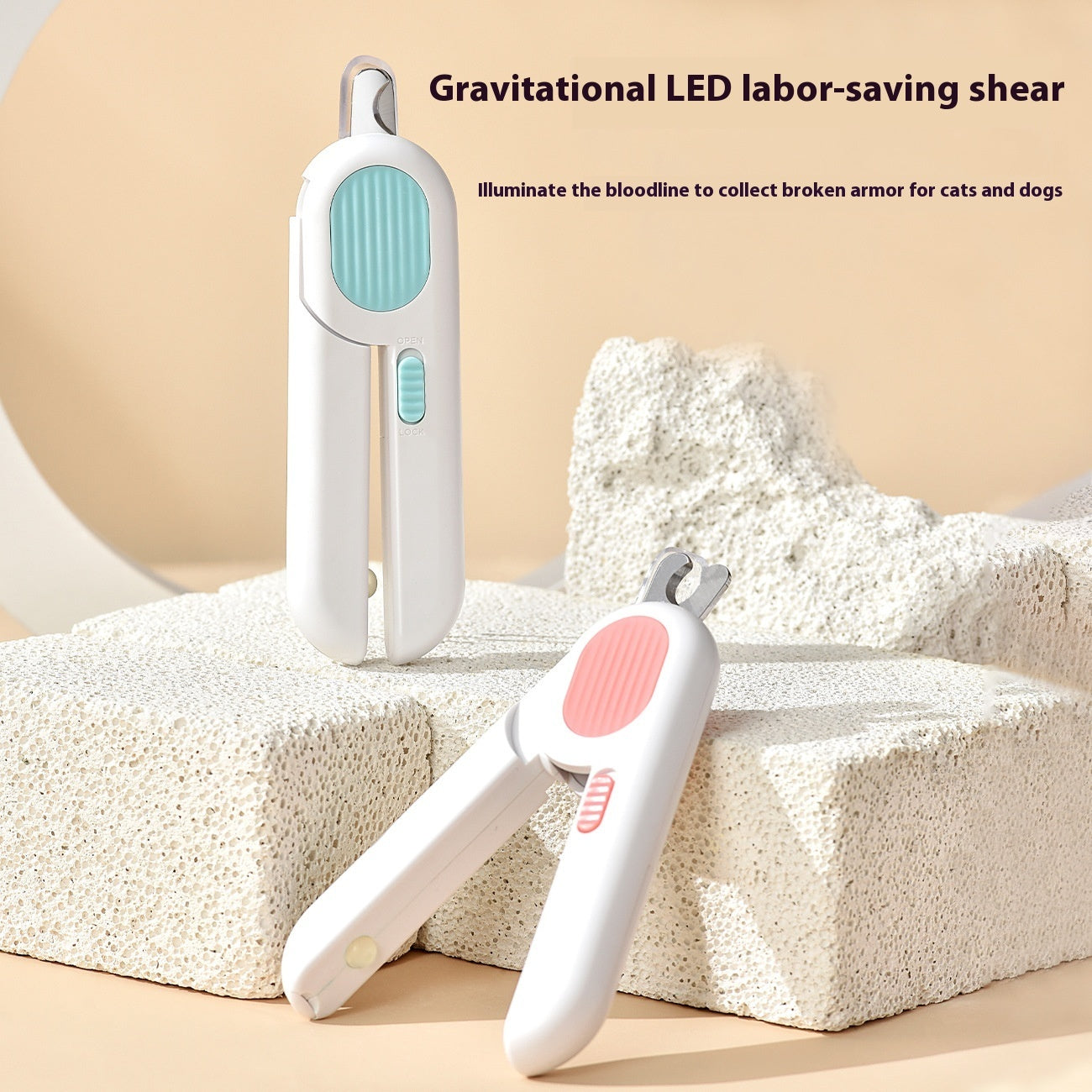 LED Cat Nail Clipper with Safety Light — Stress-Free Pet Grooming Tool — Prime Trend Market