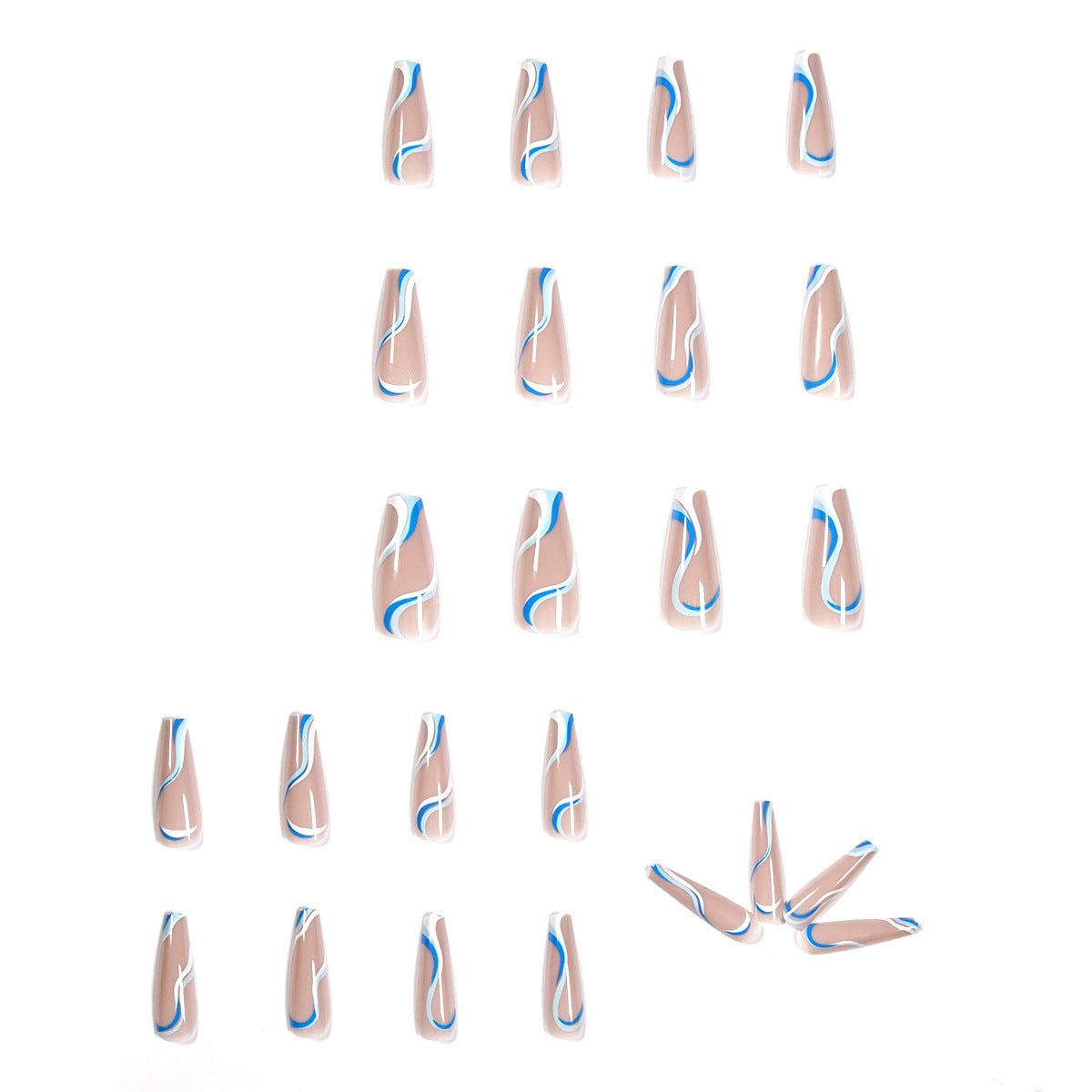 Soft Finish Wearable Press-On Nails — 5 Colors | Blue, Pink, Purple & More — Prime Trend Market
