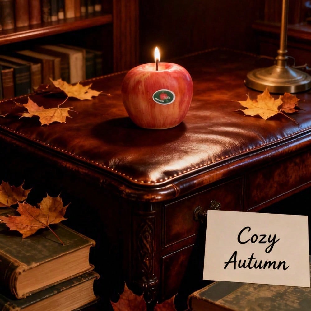 Apple-Shaped Scented Candle — Hyper-Realistic Fruit Design | Novelty Gift Candle for Home, Birthdays & Holidays — Prime Trend Market