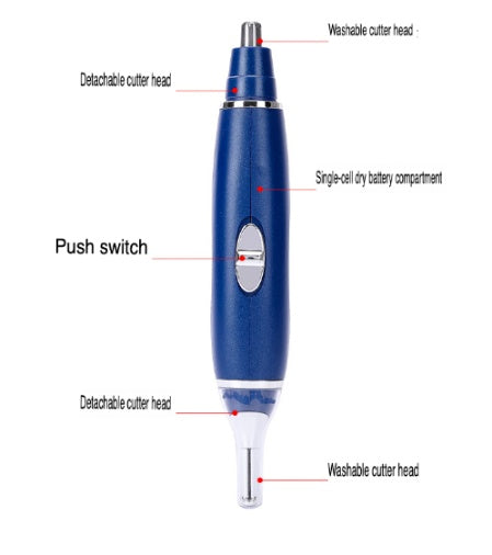 5-in-1 Electric Grooming Trimmer – Nose, Ear, Beard, Eyebrow & Mustache Hair Remover | Washable Head, Unisex — Prime Trend Market