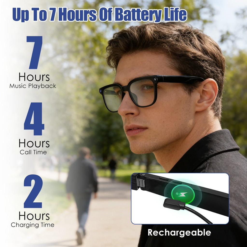 AI Smart Glasses — 8MP Camera, 139-Language Translation & Voice Assistant — Prime Trend Market