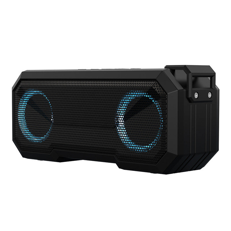 Waterproof Luminous Outdoor Bluetooth Speaker — 16W Dual, LED Light Show & 3000mAh Power Bank — Eliza & Tuan