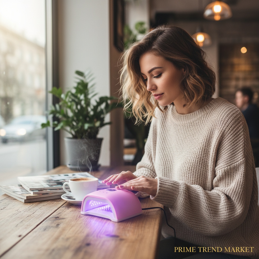 Cordless Rechargeable UV LED Nail Lamp | 4 Timers | Auto Sensor | LCD Display | Gel Polish Dryer — Prime Trend Market