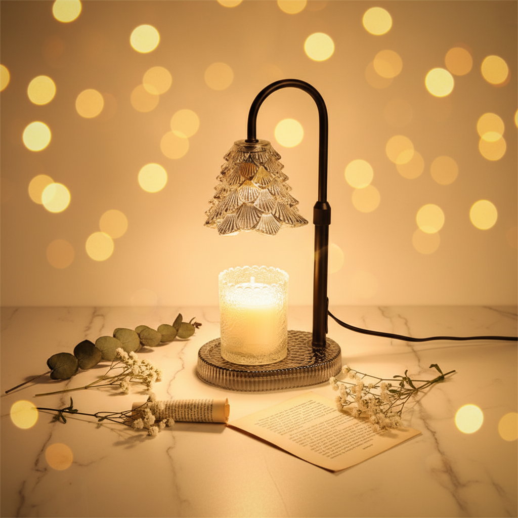 Candle Set Flat Lay
