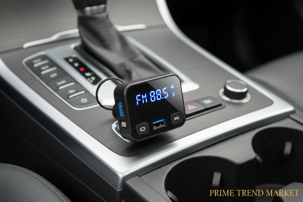 Car Bluetooth 5.0 FM Transmitter | MP3 Player | 3.1A Fast Charger | Radio Adapter — Prime Trend Market