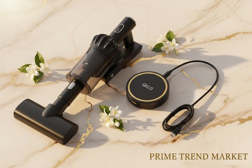 Car Clean & Charge Bundle | Wireless Car Vacuum + QI2.0 Car Wireless Charger — Prime Trend Market