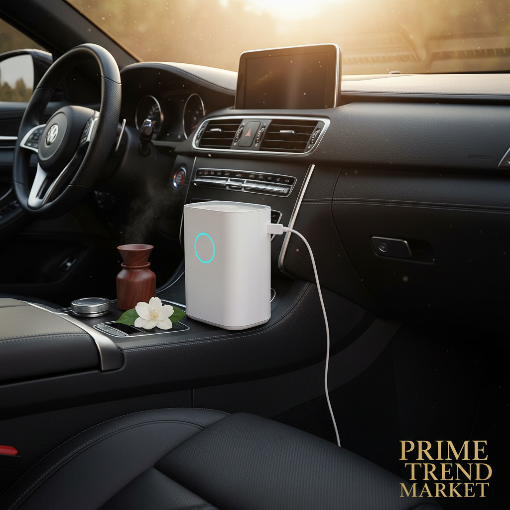 Car HEPA Air Purifier Ionizer | True HEPA 3-Stage Filter | PM2.5 Monitor | Auto Mode | 26dB — Prime Trend Market