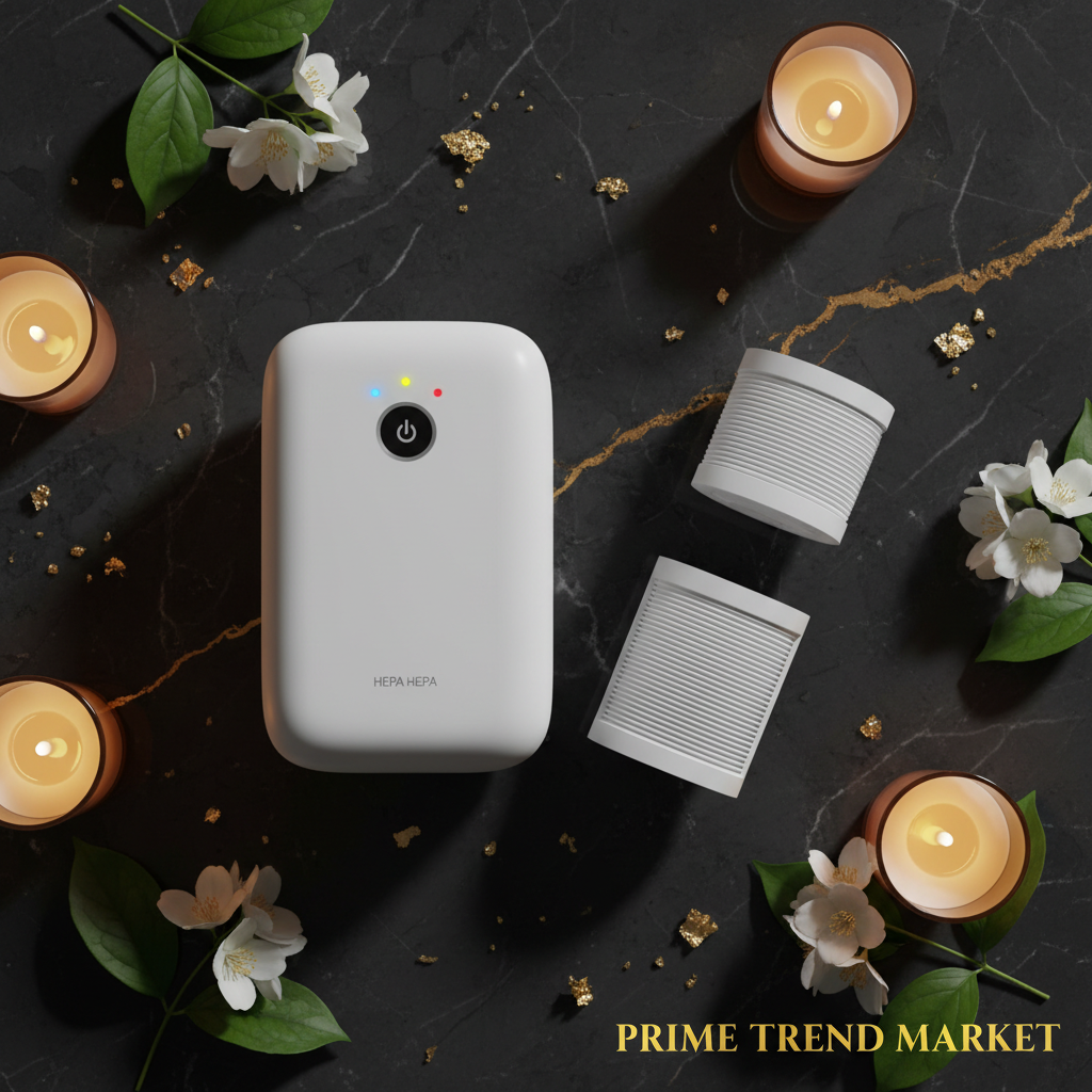 Car HEPA Air Purifier Ionizer | True HEPA 3-Stage Filter | PM2.5 Monitor | Auto Mode | 26dB — Prime Trend Market