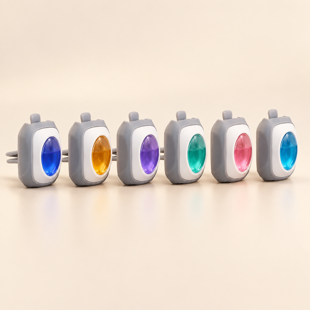 Car Air Freshener 6-Pack | New Car Scent Vent Clips | Long Lasting 4ml Each | Premium Fragrance