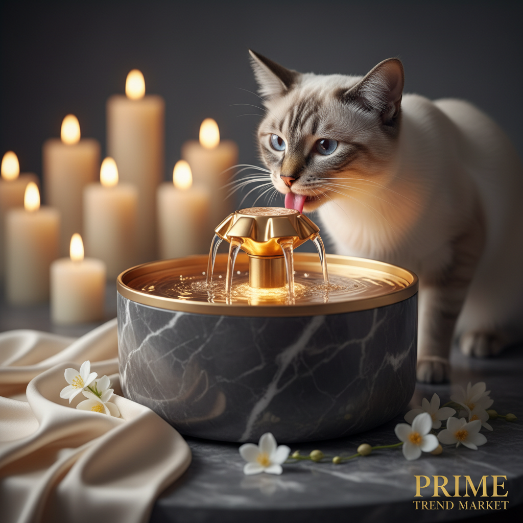 Luxury Automatic Circulation Cat Water Fountain — Smart USB, 7 Colors & Filter Bundle — Prime Trend Market