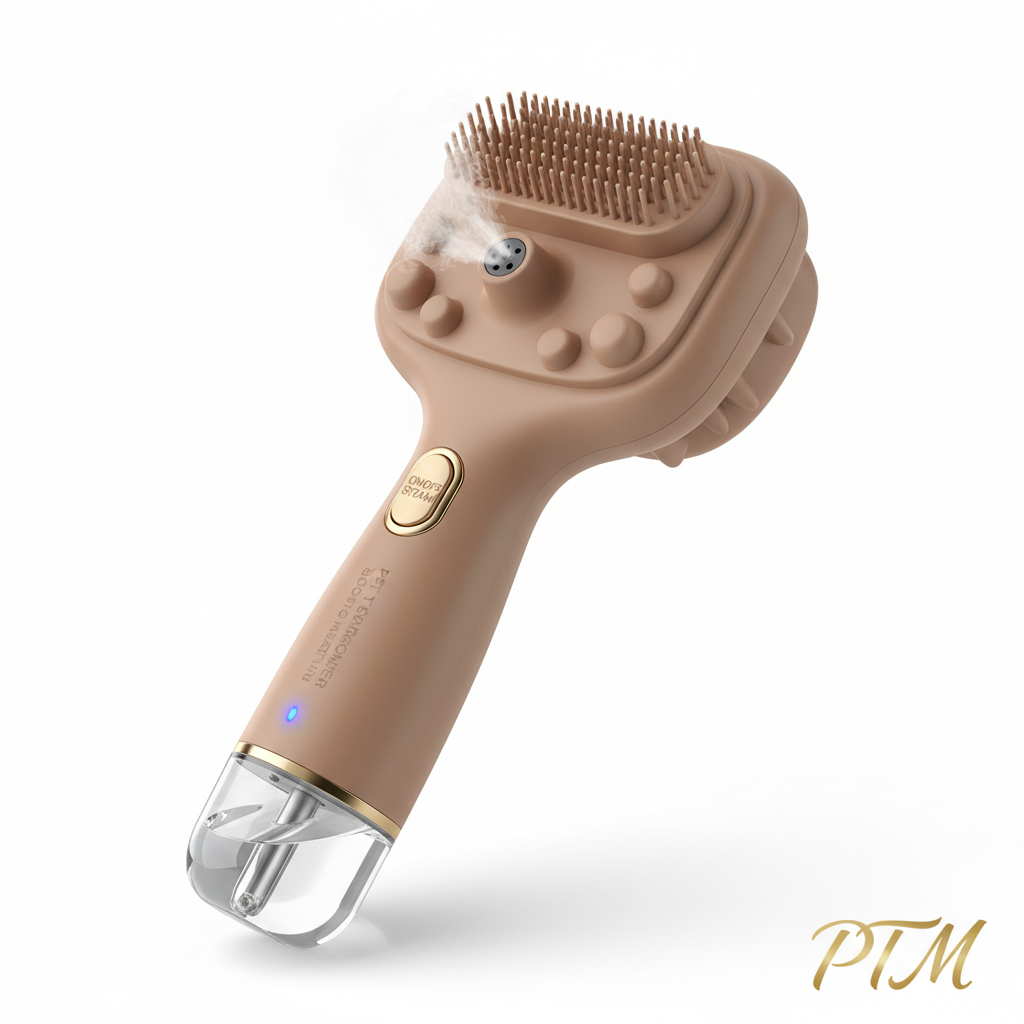 Cat Steam Brush Milk Brown