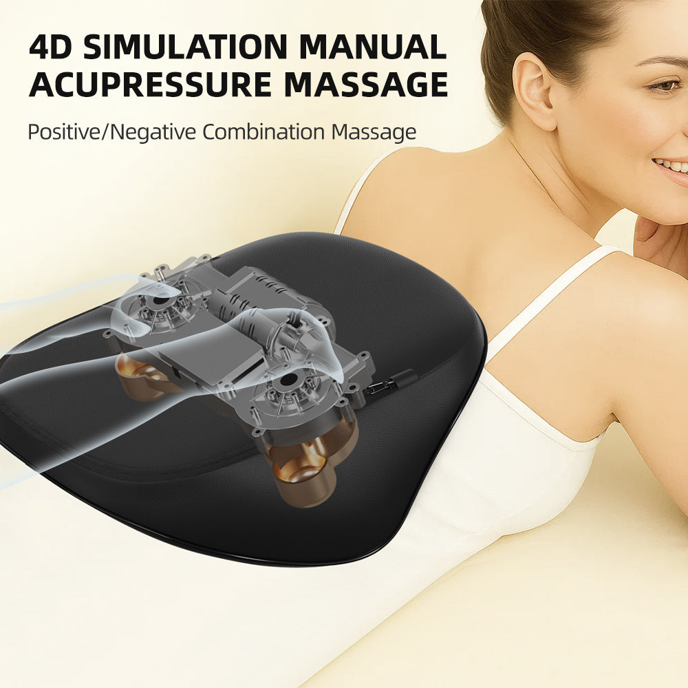 Luxury Smart Massage Cushion with Heat — 3 Speed Neck, Back & Shoulder Massager for Home, Office & Car — Eliza & Tuan