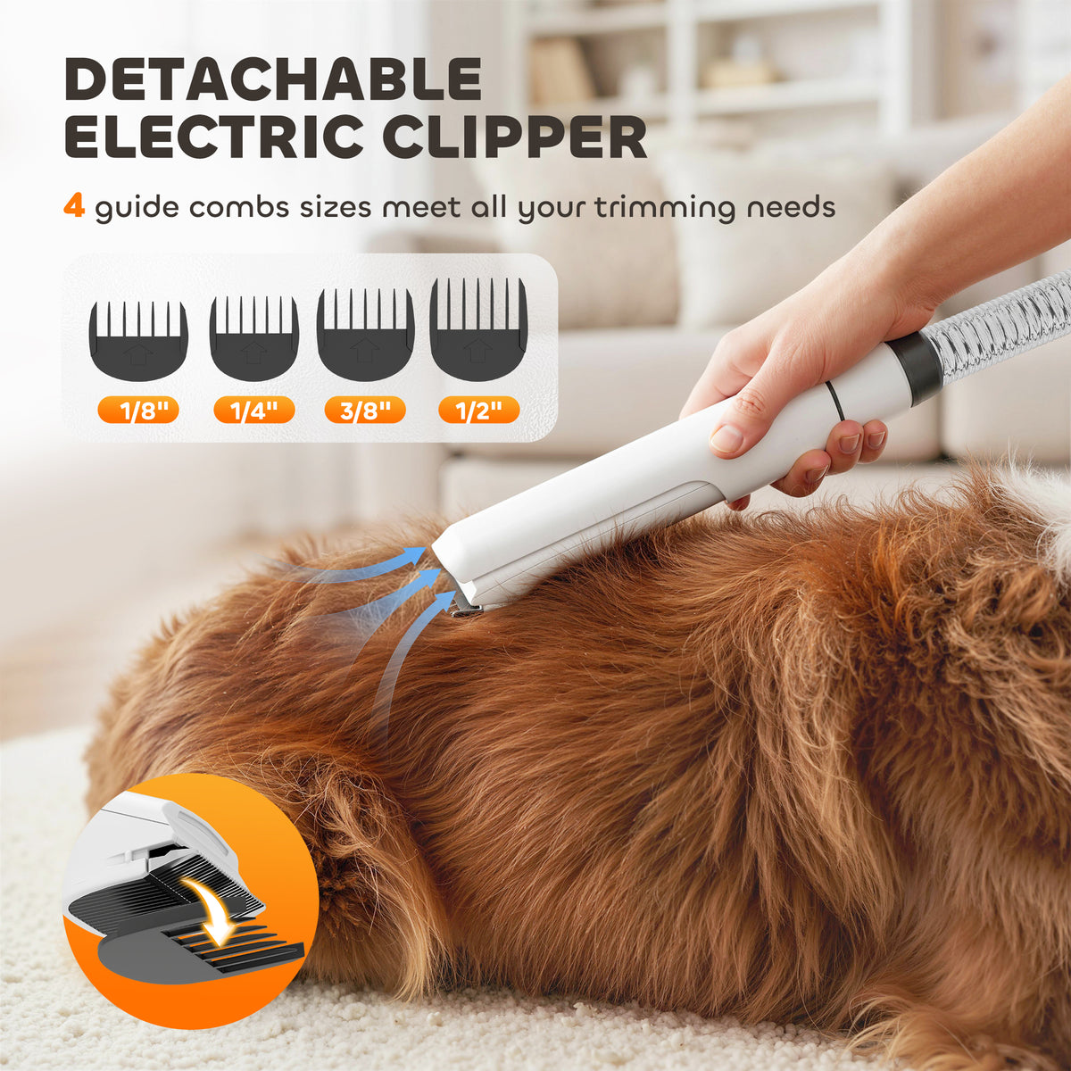 GroomPro™ 5-in-1 Professional Dog Grooming Vacuum & Dryer Kit — Low Noise, Smart Temp Control — Prime Trend Market