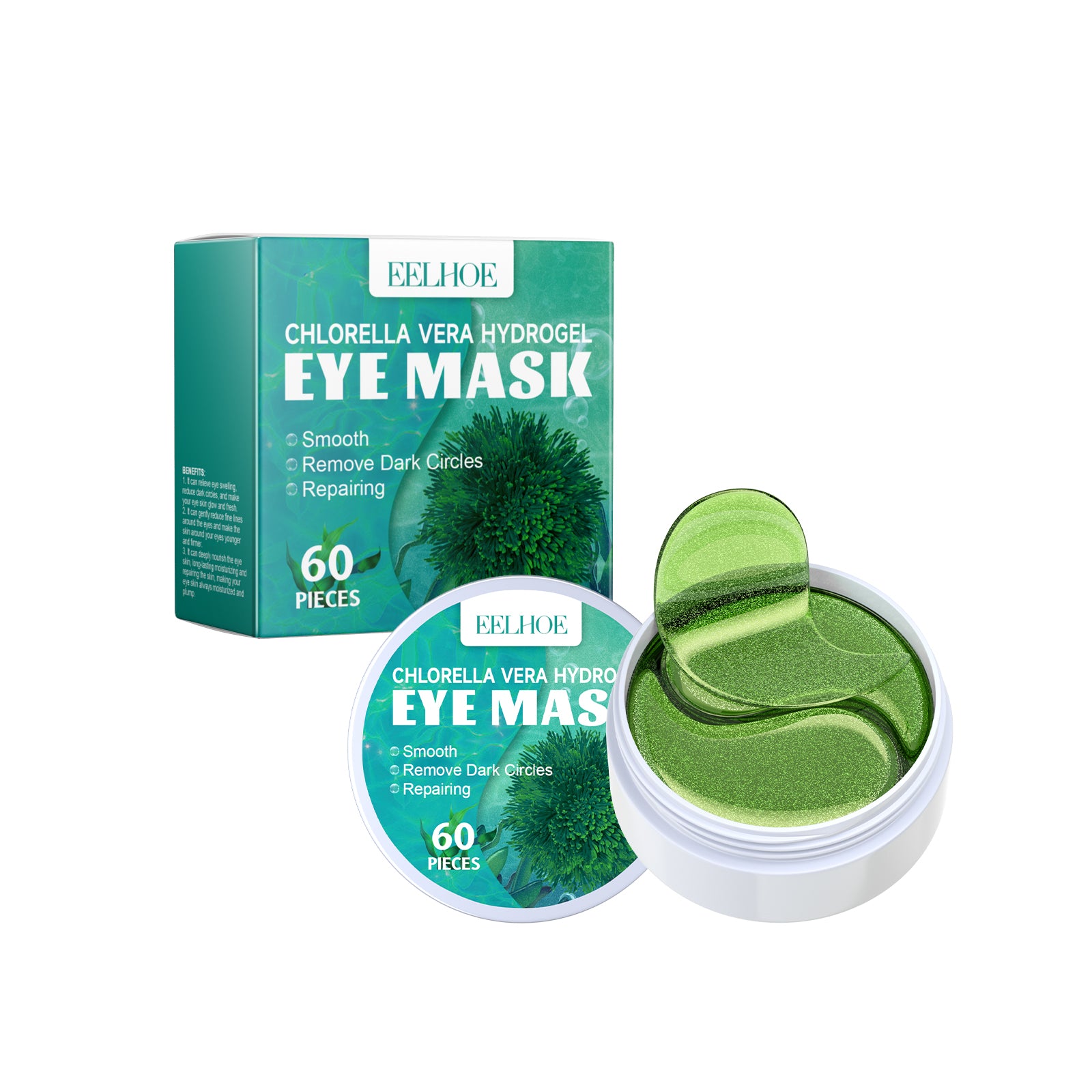 EELHOE Chlorella Vera Hydrogel Eye Mask — Dark Circles, Puffiness & Fine Lines — Prime Trend Market