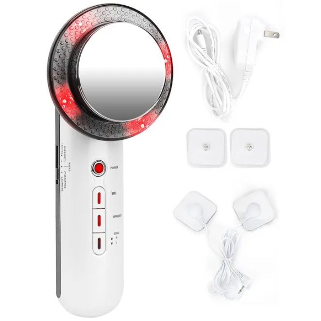 TriGlow™ 3-in-1 Ultrasonic EMS Infrared Face & Body Massager — Multi-Function Skin Rejuvenation Wand — Prime Trend Market