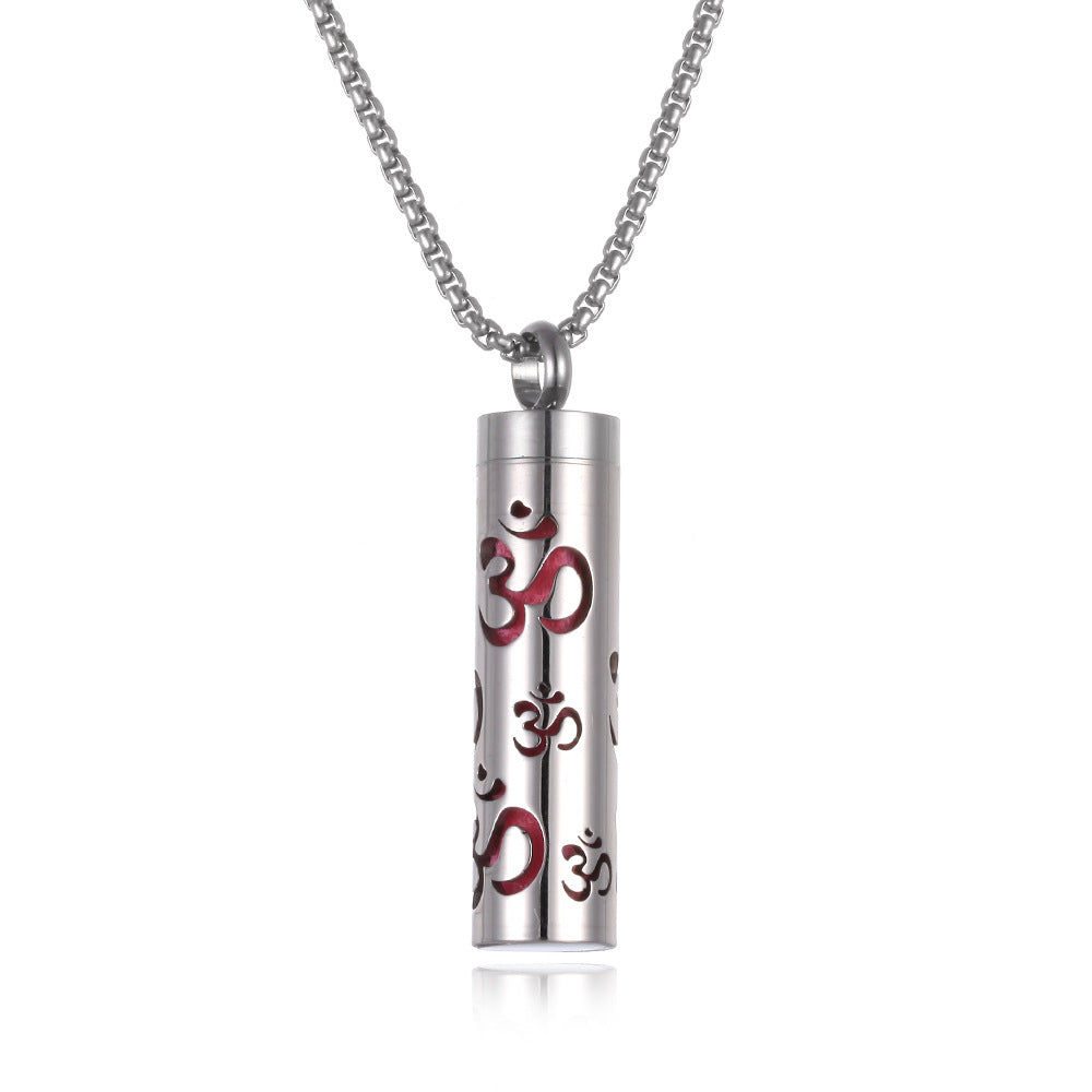 Aromatherapy Essential Oil Pendant Necklace — Titanium Steel Diffuser Locket | 16 Styles + Cotton Pads — Prime Trend Market