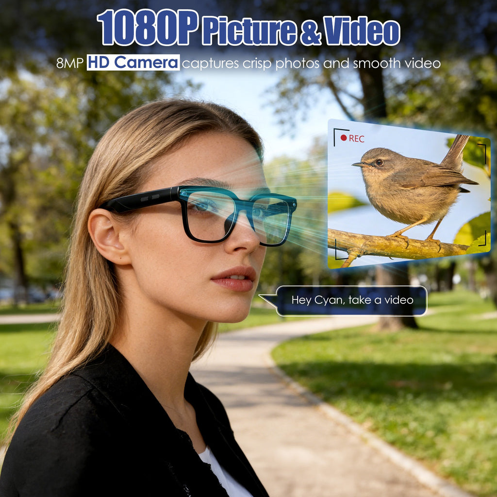 AI Smart Glasses — 8MP Camera, 139-Language Translation & Voice Assistant — Prime Trend Market